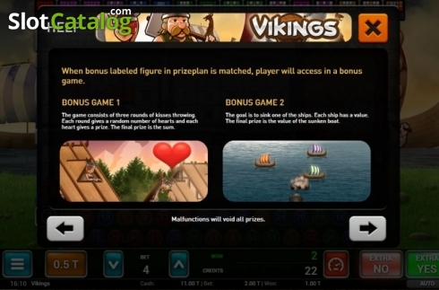 Οθόνη5. Vikings Bingo Κουλοχέρης
