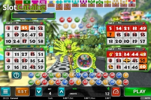 Οθόνη3. Carnaval Bingo Κουλοχέρης 