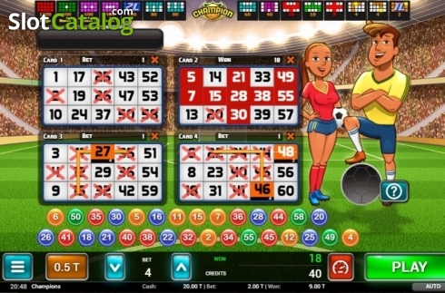 Οθόνη3. Champion Bingo Κουλοχέρης