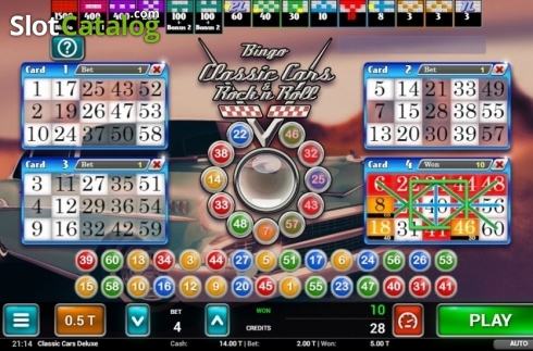 Οθόνη3. Classic Cars Bingo Κουλοχέρης