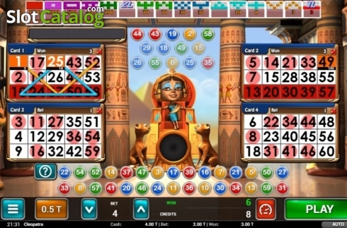 Οθόνη3. Cleopatra Bingo Κουλοχέρης