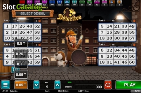 Οθόνη2. Detective Bingo Κουλοχέρης 
