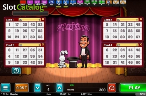 Οθόνη2. Magician Bingo Κουλοχέρης