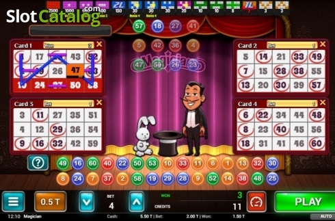 Οθόνη3. Magician Bingo Κουλοχέρης