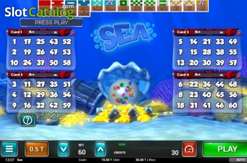 Οθόνη2. Sea Bingo Κουλοχέρης