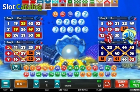 Οθόνη3. Sea Bingo Κουλοχέρης