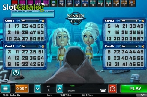 Οθόνη2. Sunken City Bingo Κουλοχέρης