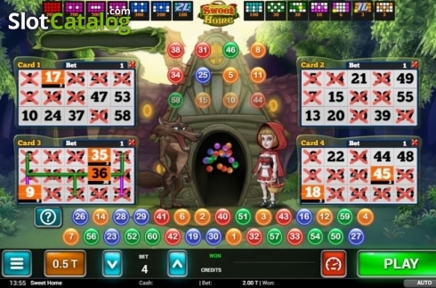 Οθόνη3. Sweet Home Bingo Κουλοχέρης