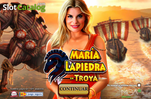 Οθόνη2. Maria Lapiedra in Troya Κουλοχέρης