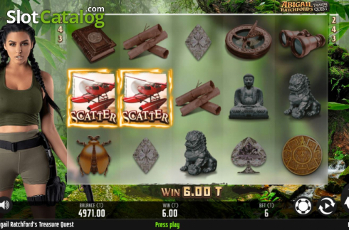 Οθόνη5. Abigail Ratchfords Treasure Quest Κουλοχέρης