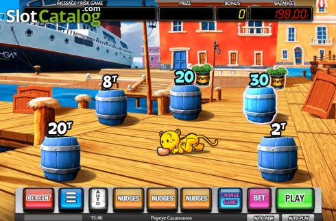 Οθόνη6. Popeye Cazatesoros Κουλοχέρης