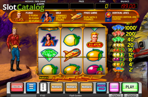 Οθόνη2. Flash Gordon (MGA Games) Κουλοχέρης