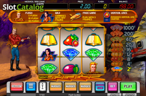 Οθόνη3. Flash Gordon (MGA Games) Κουλοχέρης