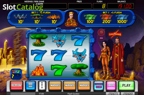 Οθόνη4. Flash Gordon (MGA Games) Κουλοχέρης