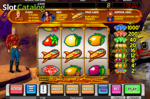 Οθόνη5. Flash Gordon (MGA Games) Κουλοχέρης