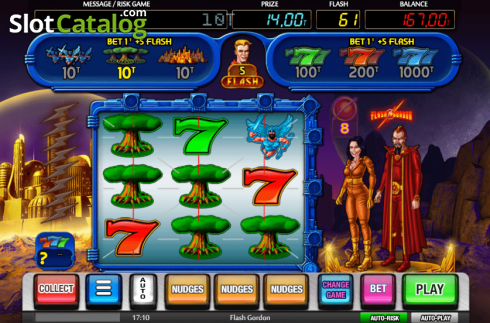 Οθόνη8. Flash Gordon (MGA Games) Κουλοχέρης