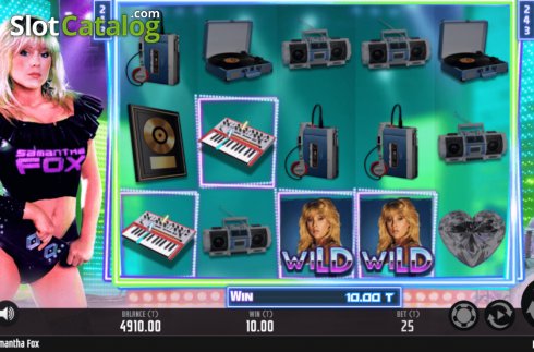 Οθόνη3. Samantha Fox Κουλοχέρης