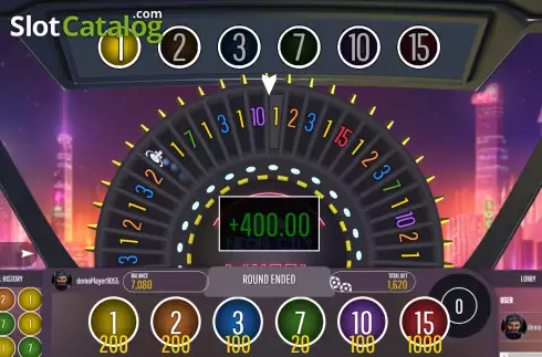 Οθόνη6. Neon City Wheel Κουλοχέρης