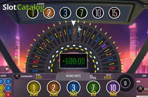 Οθόνη7. Neon City Wheel Κουλοχέρης