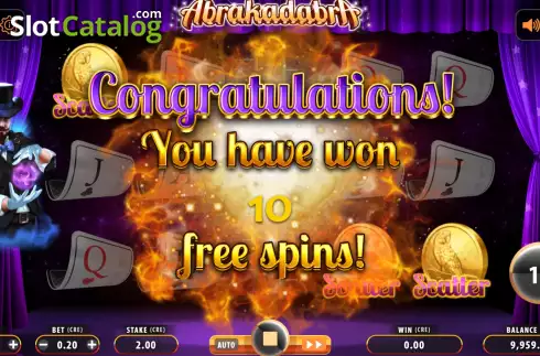 Οθόνη6. Abrakadabra (Macaw Gaming) Κουλοχέρης 