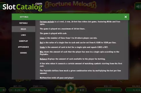 Οθόνη6. Fortune Melody Κουλοχέρης