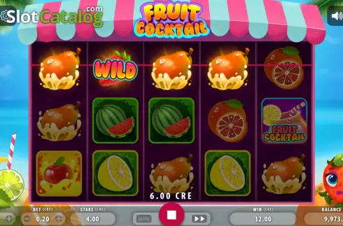 Οθόνη4. Fruit Cocktail (Macaw Gaming) Κουλοχέρης