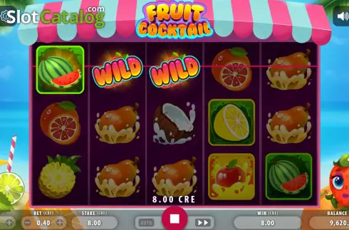 Οθόνη5. Fruit Cocktail (Macaw Gaming) Κουλοχέρης
