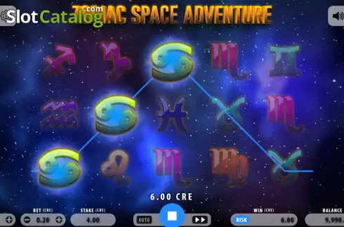 Οθόνη3. Zodiac Space Adventure Κουλοχέρης