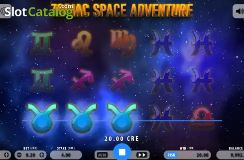 Οθόνη4. Zodiac Space Adventure Κουλοχέρης