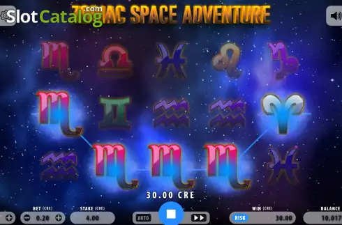 Οθόνη5. Zodiac Space Adventure Κουλοχέρης