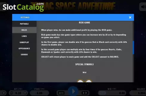 Οθόνη9. Zodiac Space Adventure Κουλοχέρης