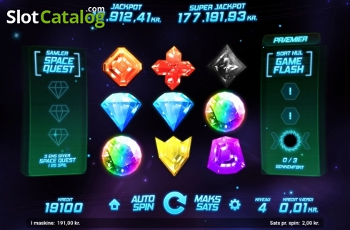 Οθόνη2. Space Gems Extreme Κουλοχέρης
