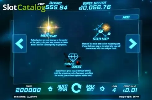 Οθόνη3. Space Gems (Magnet Gaming) Κουλοχέρης