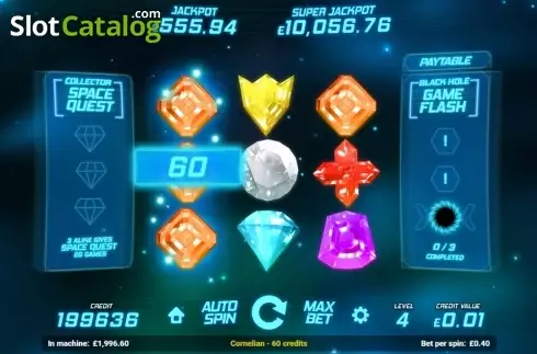 Οθόνη5. Space Gems (Magnet Gaming) Κουλοχέρης
