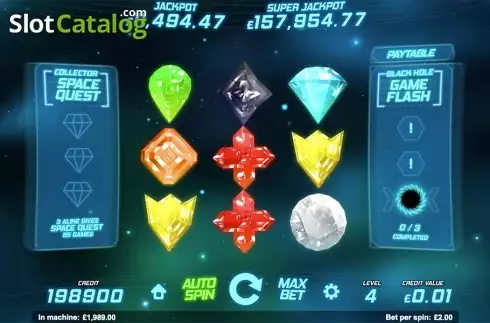 Οθόνη4. Space Gems (Magnet Gaming) Κουλοχέρης