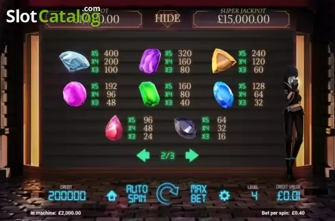 Οθόνη3. Jewel Heist Κουλοχέρης