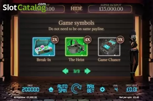 Οθόνη4. Jewel Heist Κουλοχέρης