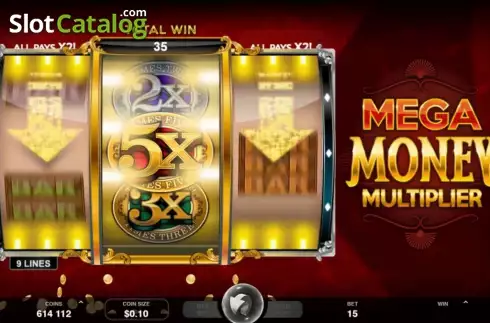 Οθόνη 3. Mega Money Multiplier Κουλοχέρης