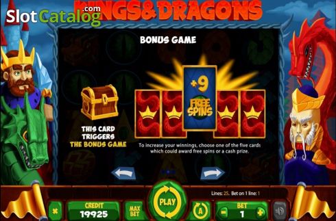 Οθόνη7. Kings And Dragons Κουλοχέρης