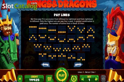 Οθόνη8. Kings And Dragons Κουλοχέρης