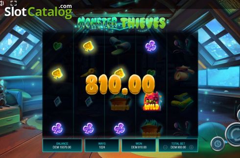 Οθόνη3. Monster Thieves Κουλοχέρης 