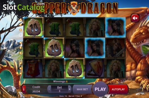 Οθόνη4. Copper Dragon Κουλοχέρης 
