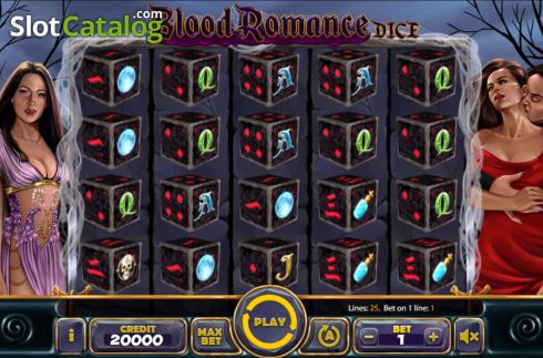 Οθόνη2. Blood Romance Dice Κουλοχέρης