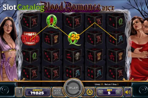 Οθόνη3. Blood Romance Dice Κουλοχέρης