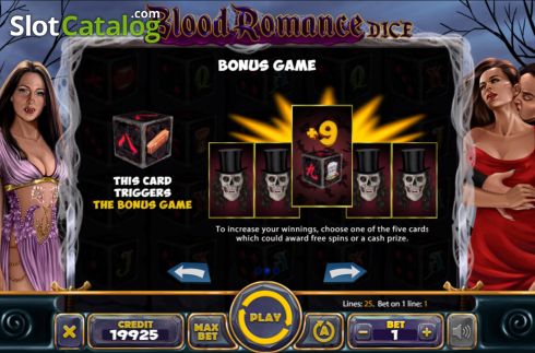 Οθόνη6. Blood Romance Dice Κουλοχέρης