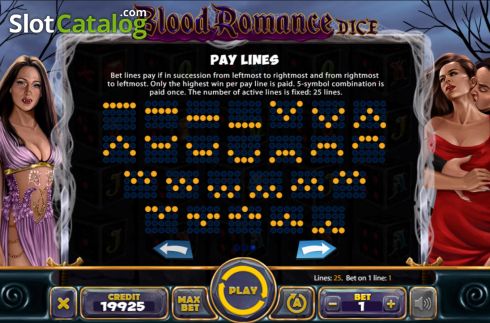 Οθόνη8. Blood Romance Dice Κουλοχέρης