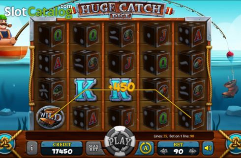 Οθόνη5. Huge Catch Dice Κουλοχέρης