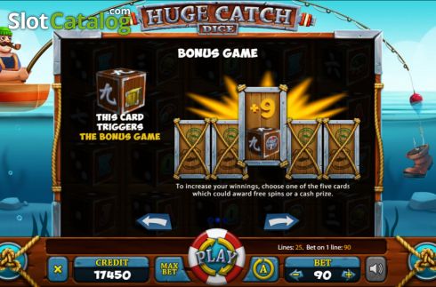 Οθόνη6. Huge Catch Dice Κουλοχέρης
