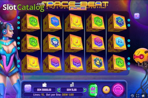 Οθόνη2. Space Beat Dice Κουλοχέρης