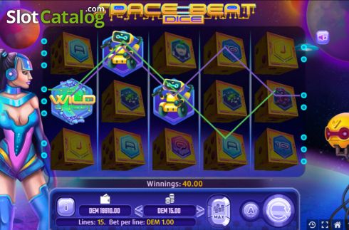 Οθόνη5. Space Beat Dice Κουλοχέρης